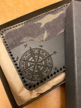Load image into Gallery viewer, TRL Moral Compass EDC Wallet - BLACK MULTICAM