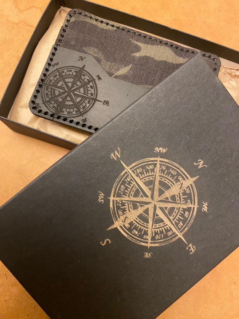 TRL Moral Compass EDC Wallet - BLACK MULTICAM